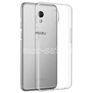 Чехол-накладка силиконовый для Meizu M6s (прозрачный 1.0мм)