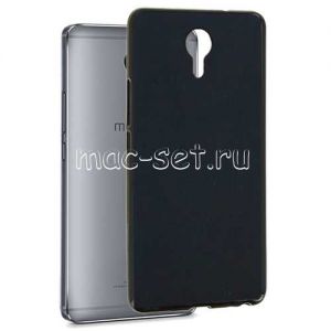 Чехол-накладка силиконовый для Meizu M3 Max (черный 1.2мм) Soft-Touch