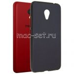 Чехол-накладка силиконовый для Meizu M5c (черный 1.2мм) Soft-Touch