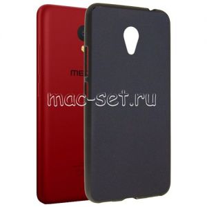 Чехол-накладка силиконовый для Meizu M5c (черный 1.2мм) Soft-Touch