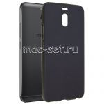 Чехол-накладка силиконовый для Meizu M6 Note (черный 1.2мм)