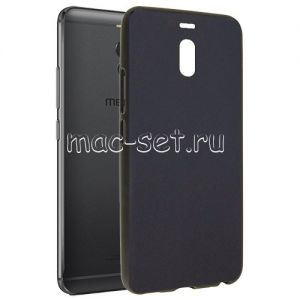 Чехол-накладка силиконовый для Meizu M6 Note (черный 1.2мм)