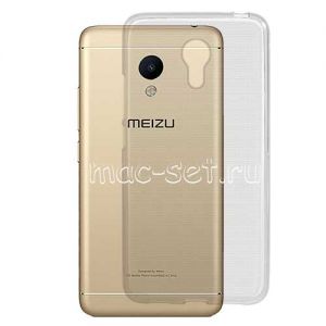 Чехол-накладка силиконовый для Meizu M3s mini (серый 0.3мм)