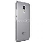 Чехол-накладка силиконовый для Meizu MX5 ультратонкий (серый)