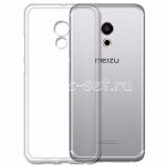 Чехол-накладка силиконовый для Meizu Pro 6 / Pro 6S (прозрачный 0.5мм)
