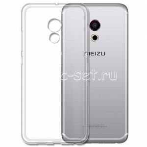 Чехол-накладка силиконовый для Meizu Pro 6 / Pro 6S (прозрачный 0.5мм)