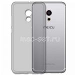 Чехол-накладка силиконовый для Meizu Pro 6 / Pro 6S (серый 0.5мм)