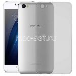Чехол-накладка силиконовый для Meizu U20 (серый 0.5мм)