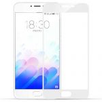 Защитное стекло для Meizu M3s mini [на весь экран] Aiwo (белое)