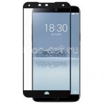 Защитное стекло для Meizu 15 [на весь экран] (черное)