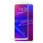 Защитное стекло для Meizu 16 / 16X [на весь экран] (белое)