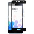 Защитное стекло для Meizu M5c [на весь экран] (черное)