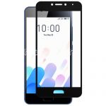 Защитное стекло для Meizu M5c [на весь экран] (черное)