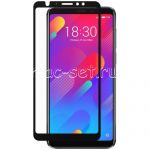 Защитное стекло для Meizu M8 [на весь экран] (черное)