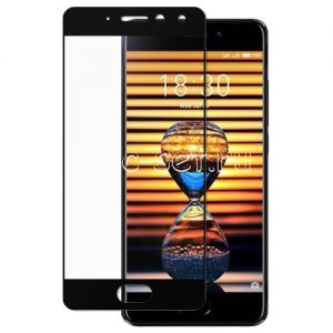Защитное стекло для Meizu Pro 7 [на весь экран] (черное)