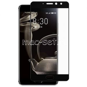 Защитное стекло для Meizu Pro 7 Plus [на весь экран] (черное)