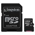 Карта памяти microSDXC Kingston Canvas Select SDCS/128GB + SD adapter (128Gb)