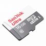 Карта памяти microSDHC SanDisk Ultra SDSQUNS-016G-GN3MA + SD adapter (16Gb)