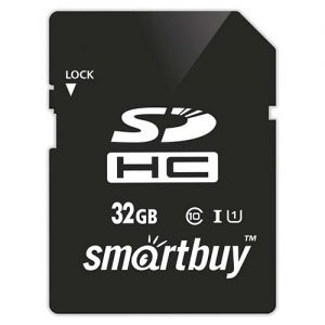 Карта памяти SDHC SmartBuy SB32GBSDHCCL10 (32GB)