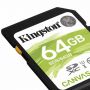 Карта памяти SDXC Kingston Canvas Select 64 Гб