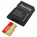 Карта памяти microSDXC SanDisk Extreme SDSQXA2-064G-GN6AA + SD Adapter (64Gb)