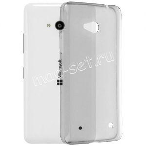 Чехол-накладка силиконовый для Microsoft Lumia 640 / Dual SIM (прозрачный) iBox Crystal