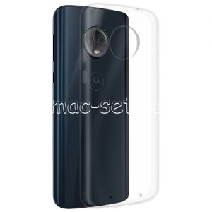 Чехол-накладка силиконовый для Motorola Moto G6 Plus (прозрачный 1.0мм)