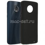 Чехол-накладка силиконовый для Motorola Moto G6 Plus (черный 1.2мм)
