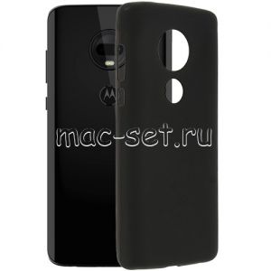 Чехол-накладка силиконовый для Motorola Moto G7 (черный 1.2мм)