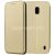 Чехол-книжка кожаный для Nokia 2.2 (золотистый) Fashion Case