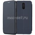 Чехол-книжка кожаный для Nokia 3.2 (синий) Fashion Case