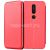 Чехол-книжка кожаный для Nokia 4.2 (красный) Fashion Case