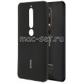 Чехол-накладка силиконовый для Nokia 6.1 (черный) Cherry