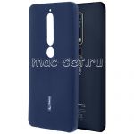Чехол-накладка силиконовый для Nokia 6.1 (синий) Cherry