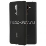 Чехол-накладка силиконовый для Nokia 7 Plus (черный) Cherry
