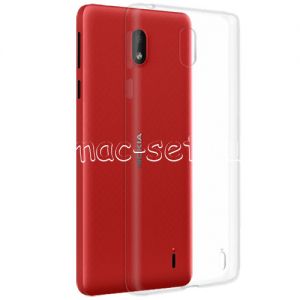 Чехол-накладка силиконовый для Nokia 1 Plus (прозрачный 1.0мм)