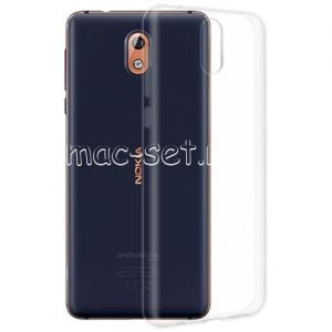 Чехол-накладка силиконовый для Nokia 3.1 (прозрачный 1.0мм)
