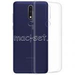 Чехол-накладка силиконовый для Nokia 3.1 Plus (прозрачный 1.0мм)