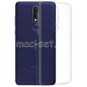 Чехол-накладка силиконовый для Nokia 3.1 Plus (прозрачный 1.0мм)