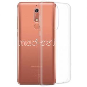 Чехол-накладка силиконовый для Nokia 5.1 (прозрачный 1.0мм)