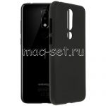 Чехол-накладка силиконовый для Nokia 5.1 Plus (черный 1.2мм)