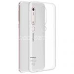 Чехол-накладка силиконовый для Nokia 6.1 (прозрачный 1.0мм)
