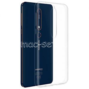 Чехол-накладка силиконовый для Nokia 6.1 (прозрачный) iBox Crystal