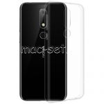 Чехол-накладка силиконовый для Nokia 6.1 Plus (прозрачный 1.0мм)