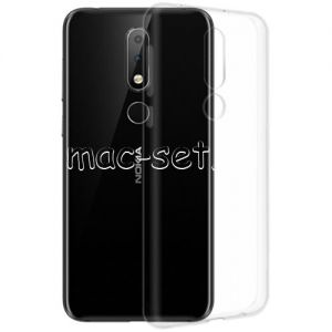 Чехол-накладка силиконовый для Nokia 6.1 Plus (прозрачный 1.0мм)