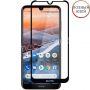 Защитное стекло для Nokia 3.2 [клеится на весь экран] 21D (черное)