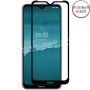 Защитное стекло для Nokia 7.2 [клеится на весь экран] 21D (черное)
