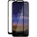 Защитное стекло для Nokia 2.2 [на весь экран] (черное)
