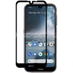 Защитное стекло для Nokia 4.2 [на весь экран] (черное)