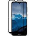 Защитное стекло для Nokia 6.2 [на весь экран] (черное)